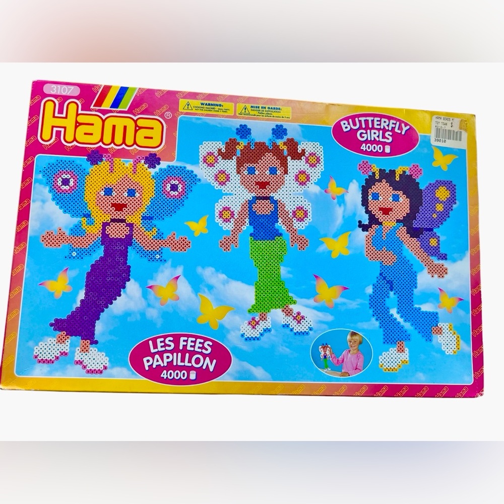 Hama Colourful Butterfly Girls Bead Kit Art Design 3107